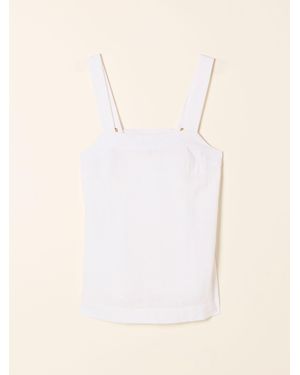 FatFace Joesie Stripe Cami - Natural