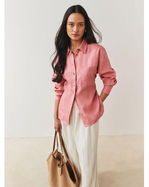 Nothing Ordinary Premium Tie Waist Shirt - Pink