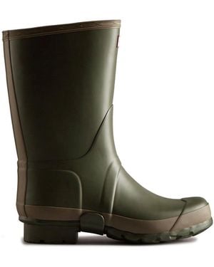HUNTER Gardener Short Wellingtons - Green