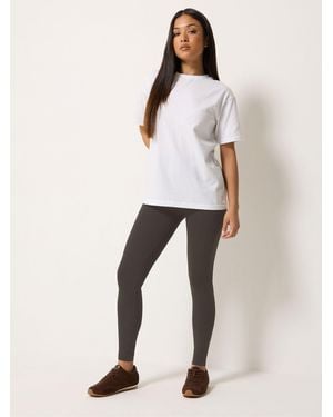 M Com Petite Stretch Leggings - Natural