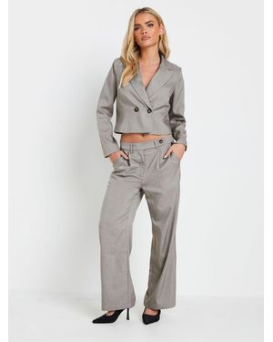 PixieGirl Petite 2 Buttoned Short Jacket - Grey
