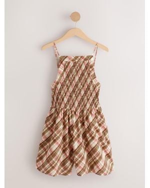 Next Shirred Playsuit - Natural