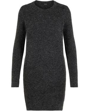 Vero Moda Vmdoffy Ls O-neck Noos Dress - Black