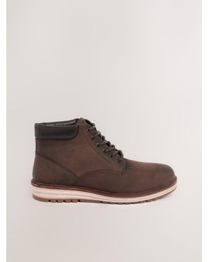 Next Leather Boots - Brown