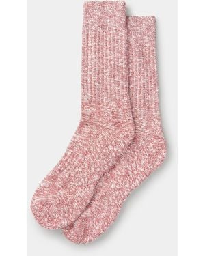 aubi Dale Twist Socks - Pink