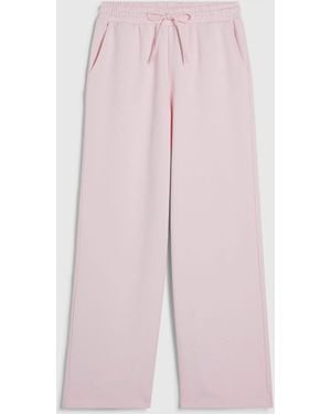 River Island River Island Light Petite Premium Wide Leg Sweatpants - Pink