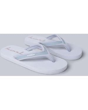 Animal Swish Flip Flops - White