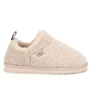 Totes Borg Bootie Slippers - Natural
