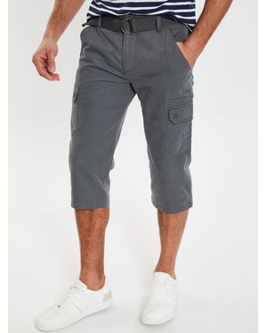 Threadbare Cargohose Mit 3/4-Länge Und Gürtel38 - Blau