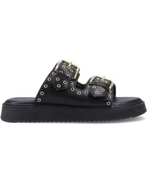 Hush Puppies Christine Mule Sandals - Black