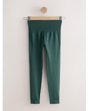 Self Seamless Bum Scrunch Leggings - Green