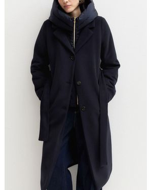 Marella Emme Marella Desiderio Quilted Coat - Blue