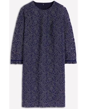 Boden Lace Occasion Mini Dress - Blue