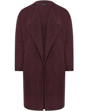 Evans Waterfall Cardigan - Purple