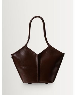 Hebe Studio Dark Calella S Shoulder Bag - Brown