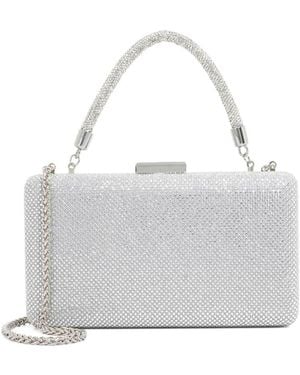 Dune Slim Beaut Hard Clutch Bag - White