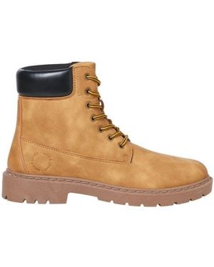 Jack & Jones Lace Up Ankle Boots - White
