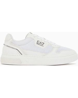 Armani Ea7 Logo Sneakers - White
