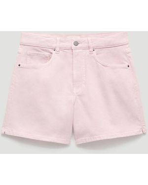 Hush Essential Denim-Shorts - Pink