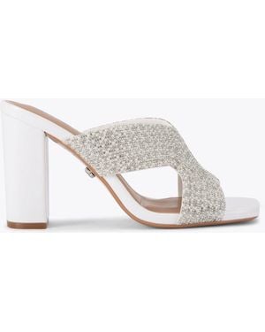 Carvela Kurt Geiger Paparazzi Block Sandals - White