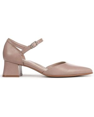 Naturalizer Maddox Wide Fit Ankle Strap Shoes - Pink