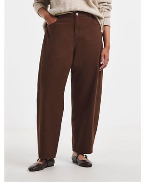 Simply Be Horseshoe Jeans - Brown
