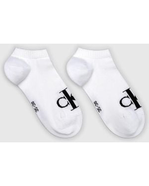 Calvin Klein Sneaker Socks 2 Pack - Metallic