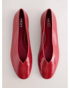 Next Forever Comfort High Cut Ballet Flats - Rot