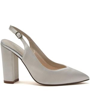 Rainbow Club Natalia Slingback Satin Shoes - White