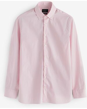 Hackett Tailored Fit City Deck Striped Shirt - Pink