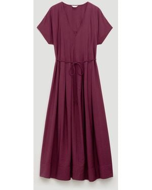 Hush Bronte Pleated Air Flow Midi Dress - Lila