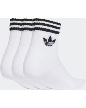 adidas Originals Ankle Socks 3 Pack - White