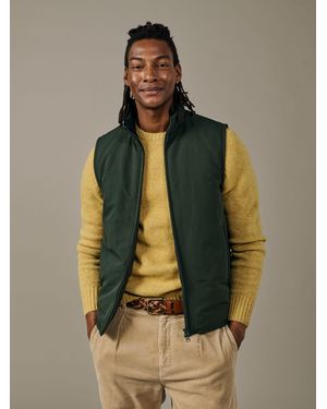 aubi Lancaster Lightweight Nylon Gilet - Green