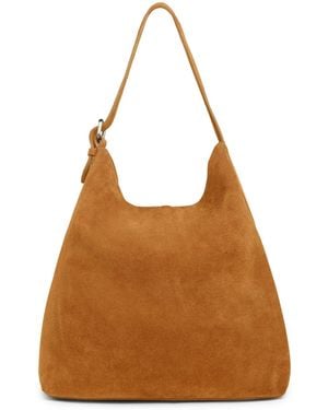 Celtic & Co. Suede Slouchy Shoulder Bag - Brown