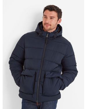 TOG24 Hooded & Water-Repellent Hamilton Padded Parka - Blue