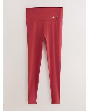 Self High Waist Leggings - Red