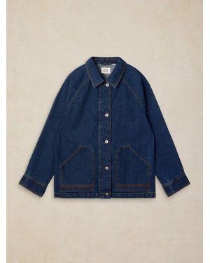 White Stuff Benny Denim Barn Jacket - Blue
