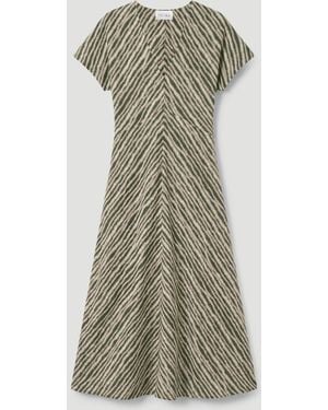 Hush Grace Air Flow V-Neck Maxi Dress - Green