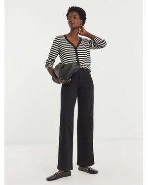 JD Williams 24/7 Wide Leg Jeans - Black