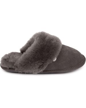 Just Sheepskin Ladies Duchess Sheepskin Slipper - Brown