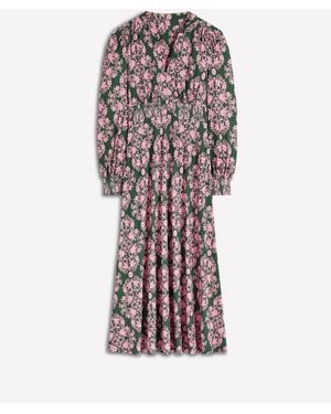 Boden Ivy Smocked Midi Dress - White