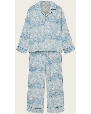 AllSaints Allsaints Maude Pajamas Set - Blue