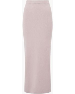 French Connection Ava Straight Midi Skirt - Pink