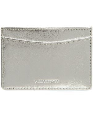 Pure Luxuries Anna Leather Card Holder - Gray