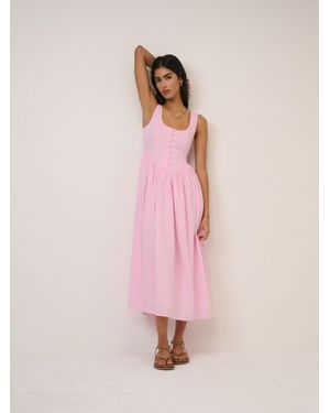Nobody's Child Nobodys Child Cora Midi Dress - Pink