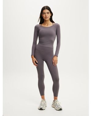 Cotton On 7/8 Length Ultra Move Sport Leggings - Multicolor
