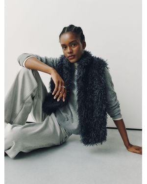Next Fur Gilet - Blue