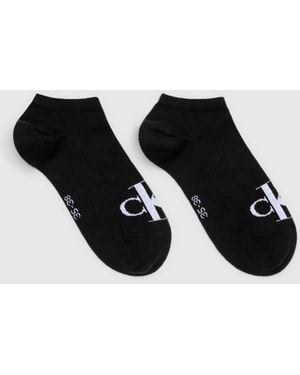 Calvin Klein Sneaker Socks 2 Pack - Black