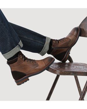Jones Bootmaker Dusseldorf Leather Lace-Up Boots - Black