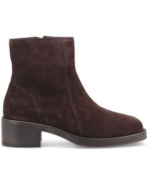 Hush Puppies Chocolate Ayla Ankle Boots - Brown